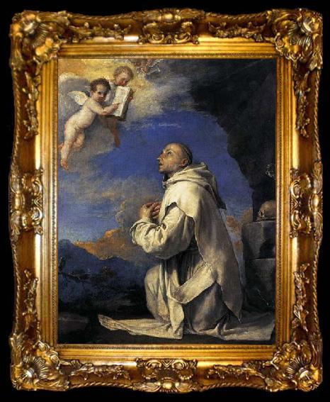 framed  Jusepe de Ribera Vision of St Bruno, ta009-2